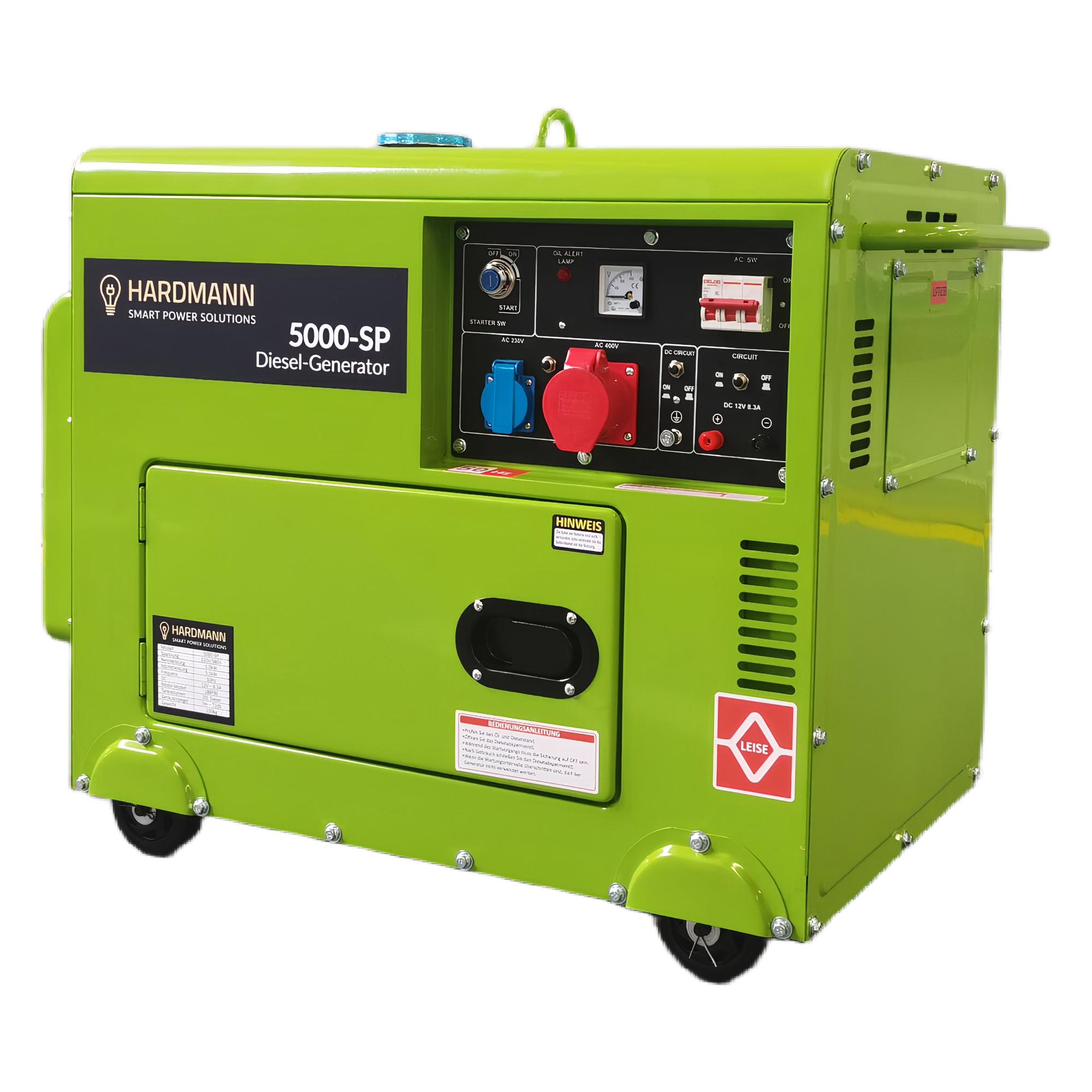 Hardmann 5000-SP Diesel-Stromerzeuger/Generator - 230/400V - 5KVA – Bild 5
